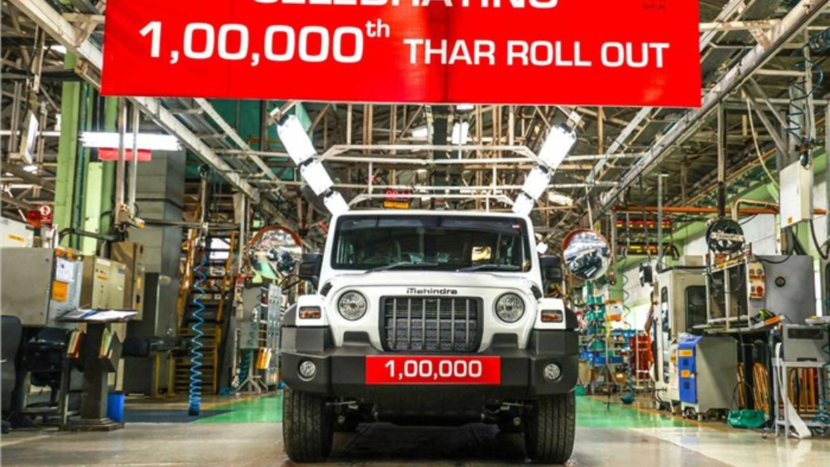 Mahindra Thar celebrates a production milestone 