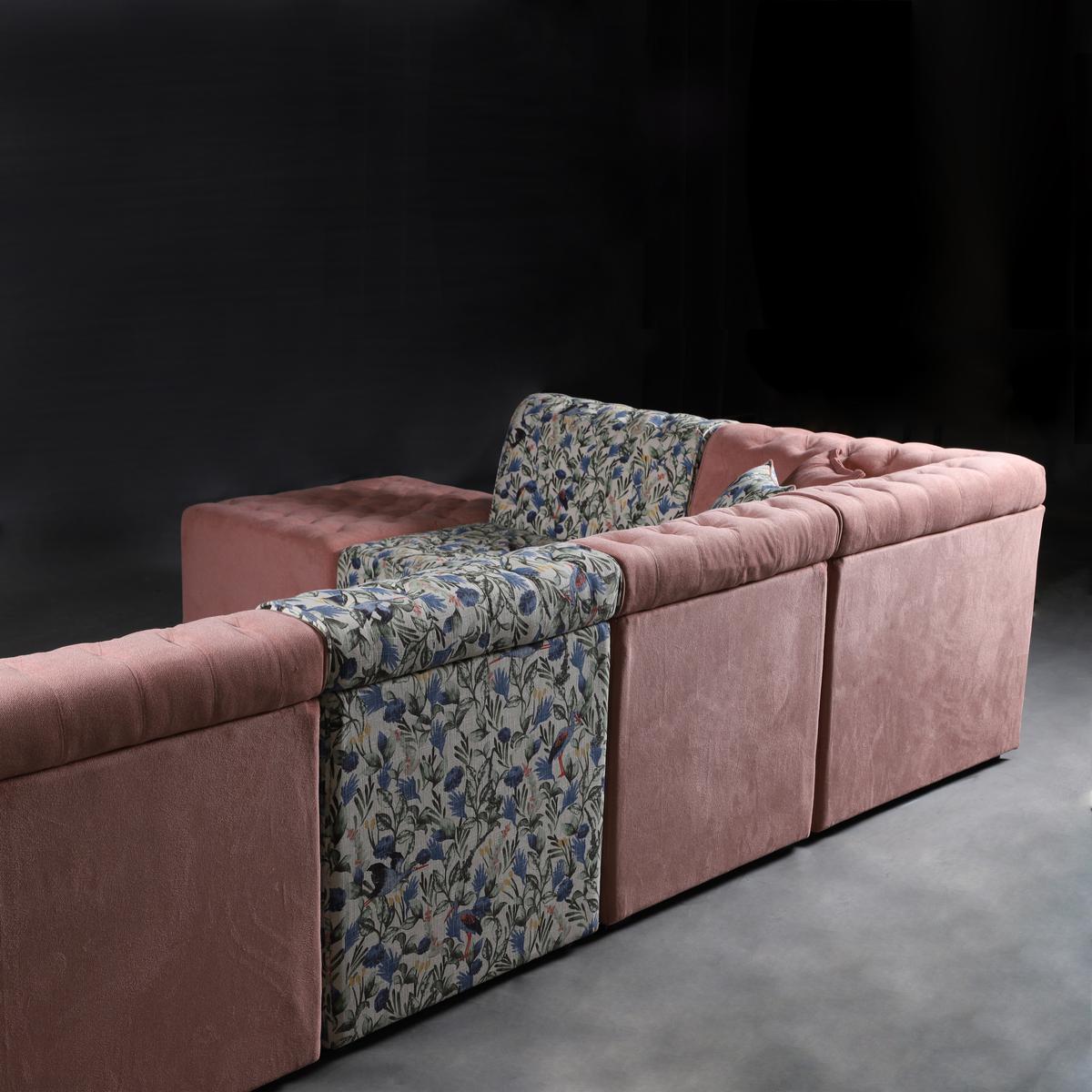 Pink Megharia sofa