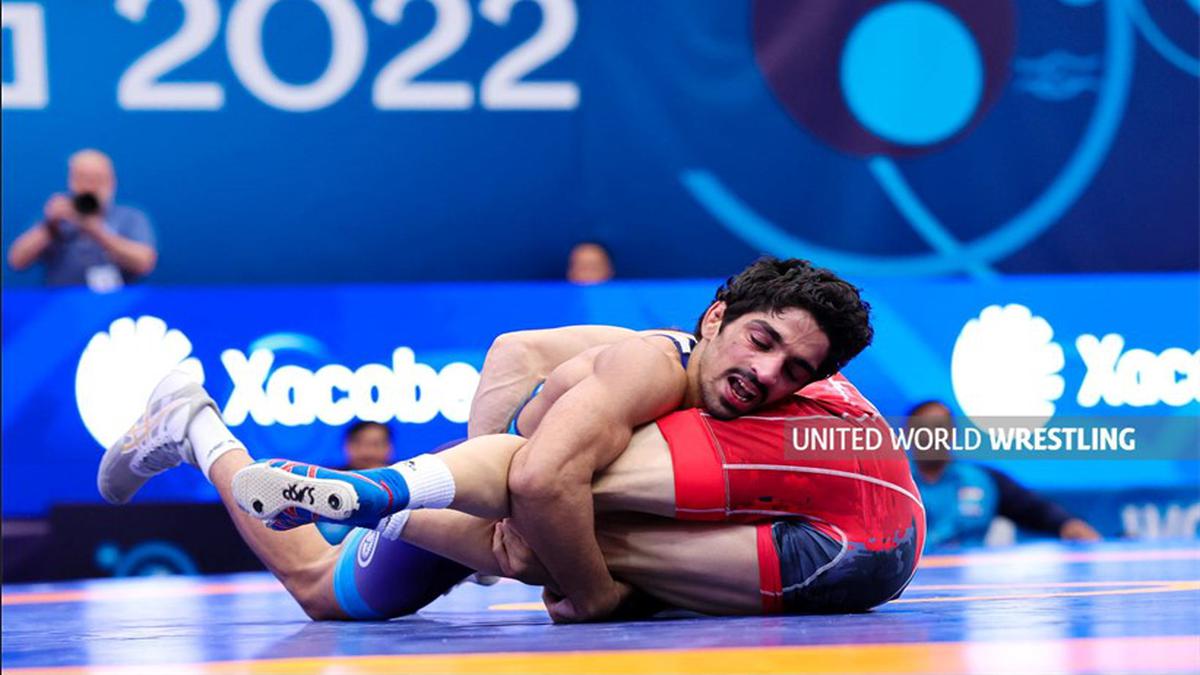 Aman Sherawat wins men’s 57kg freestyle World title - The Hindu