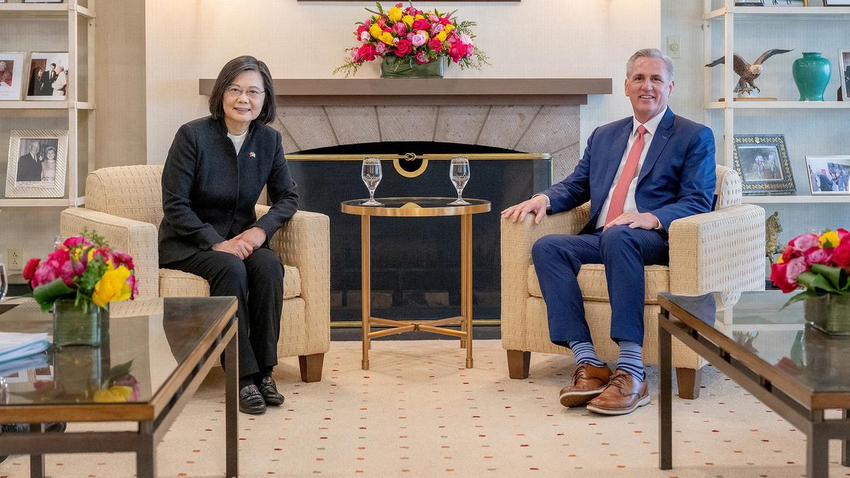 McCarthy meets President Tsai; calls Taiwan a ‘great friend of America’