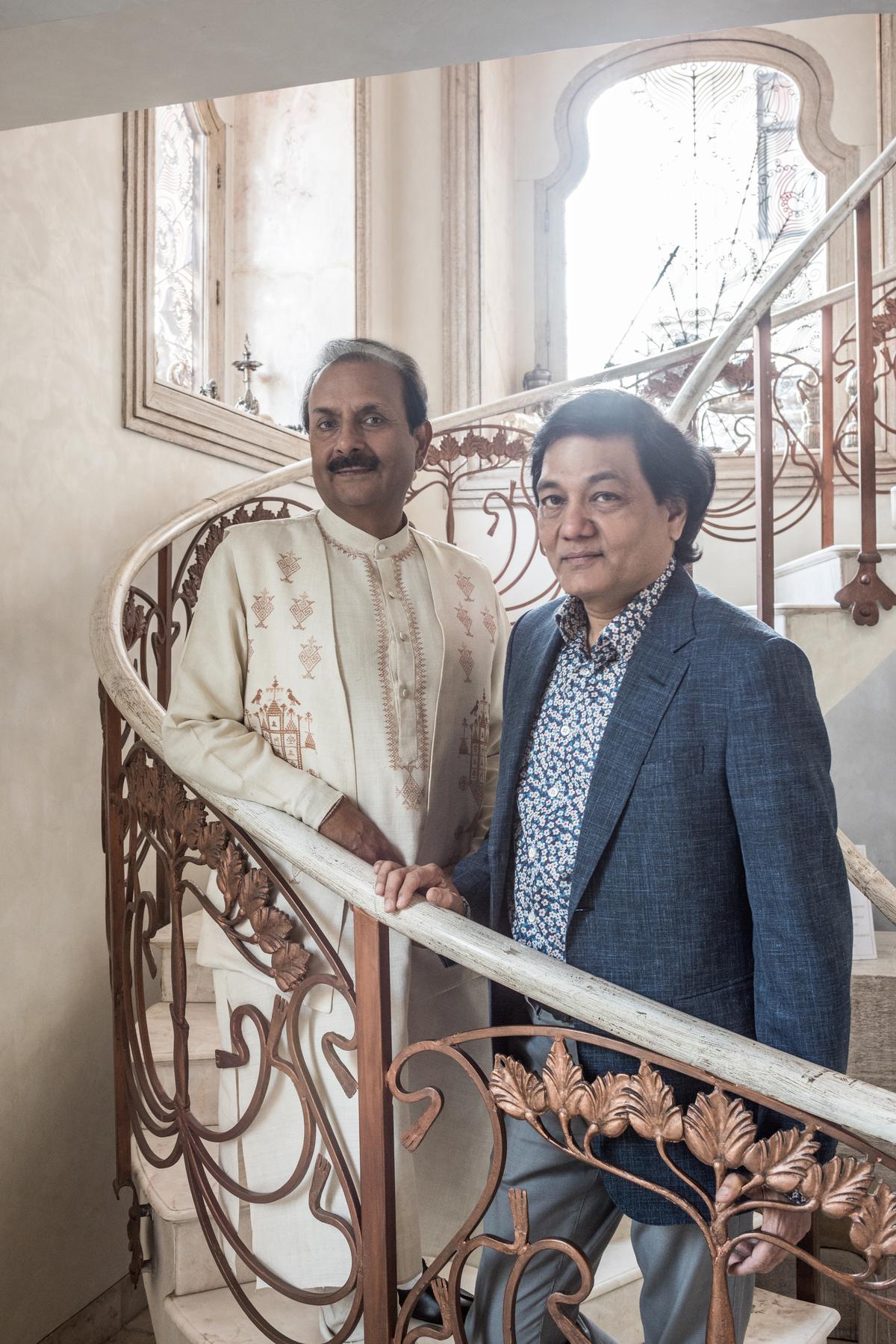 Rajiv Arora and Rajesh Ajmera, founders of  Amrapali Museum in Jaipur. 