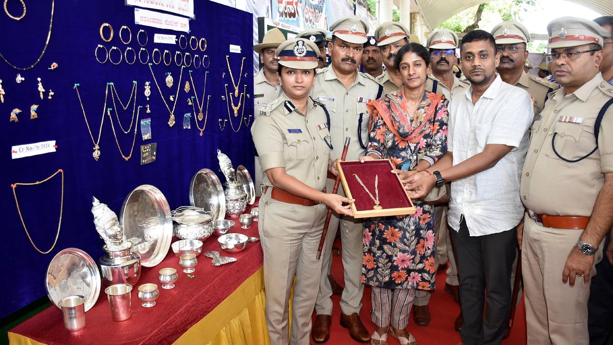 Mysuru police crack 149 cases, recover stolen property worth ₹4.23 crore in eight months