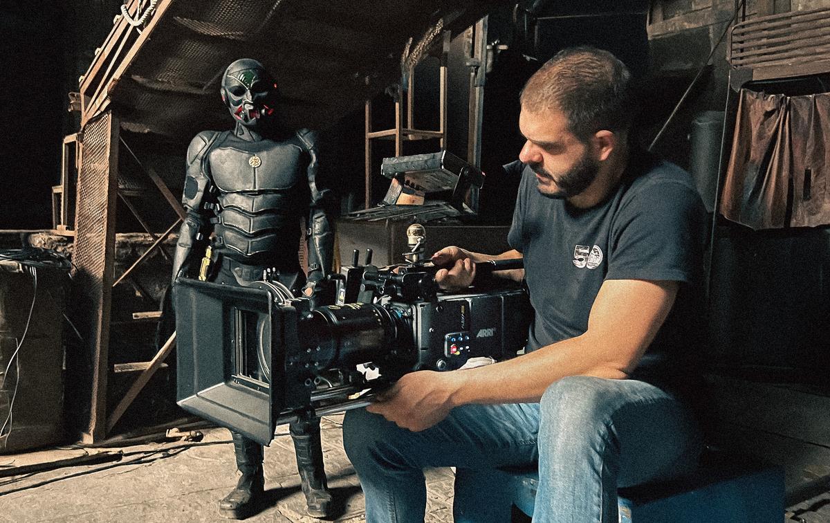 Djordje Stojiljkovic on the sets of ‘Kalki 2898 AD’