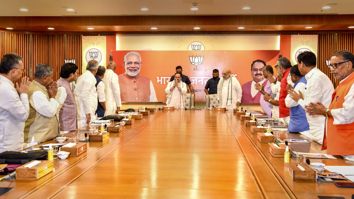 BJP chief meets over party’s Bihar core committee, chalks out road ahead- via protests, wooing broader base