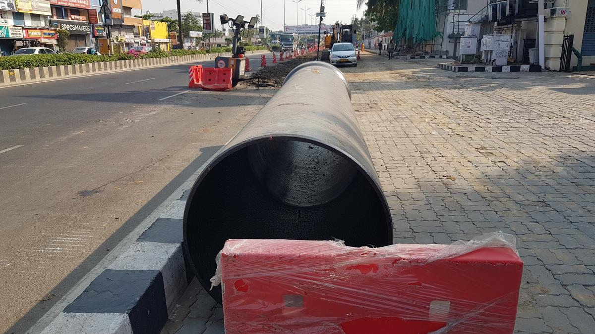 Parts of Semmencheri, Neelankarai to get piped water supply in two years