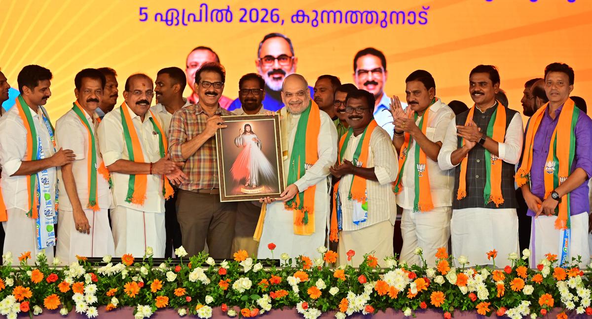 Kerala Assembly Elections 2026: Pinarayi claiming credit for Union govt. projects, says Amit Shah