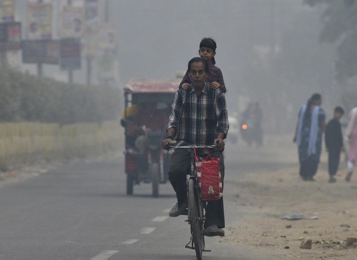 In Pictures | Delhi Air Quality Improves Further, But Still ‘very Poor ...