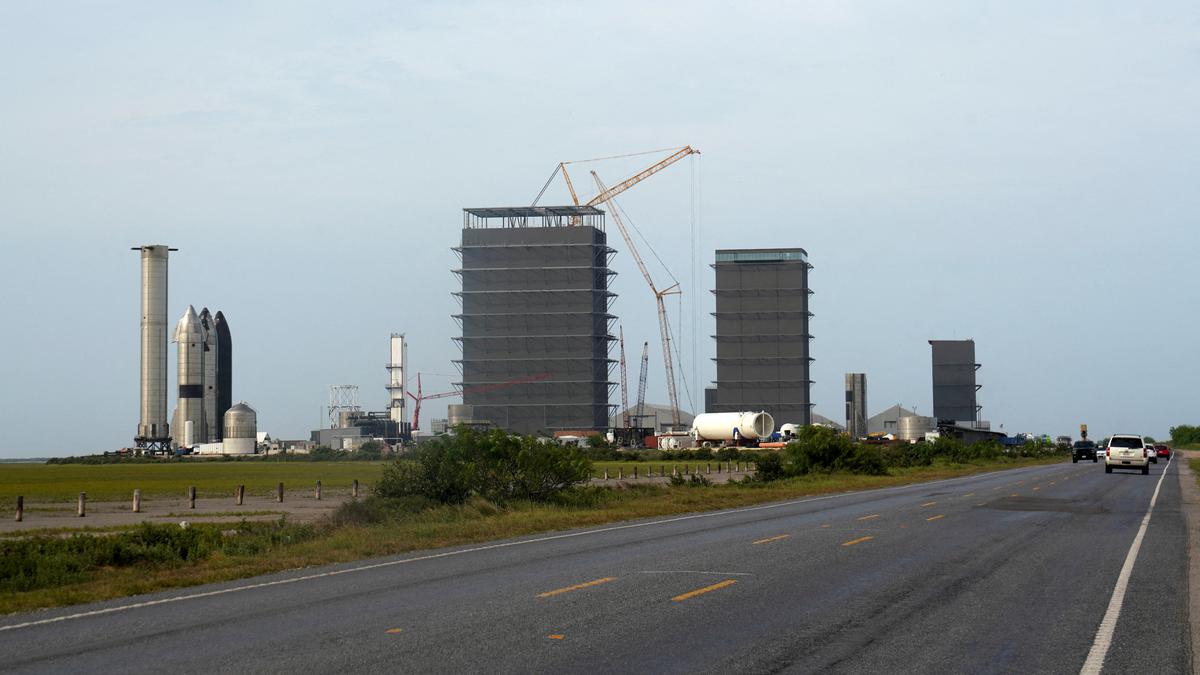 Rocket booster bursts into flames at SpaceX plant during test firing