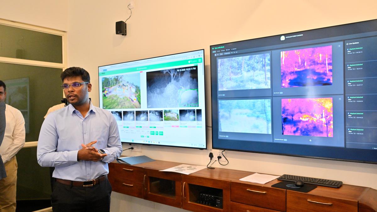 Gudalur&rsquo;s AI-powered command centre gets 76 alerts on elephant movement in two months