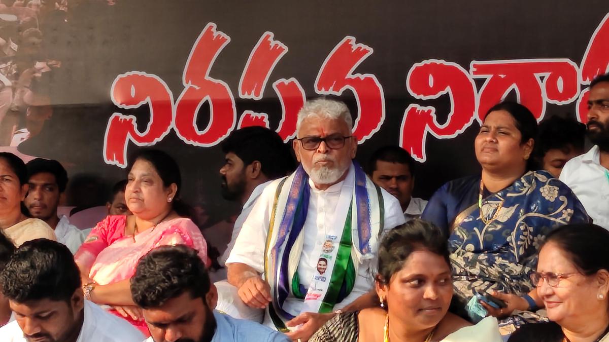 Ambati Rambabu stages hunger strike in Guntur, seeks action over attack on residence
