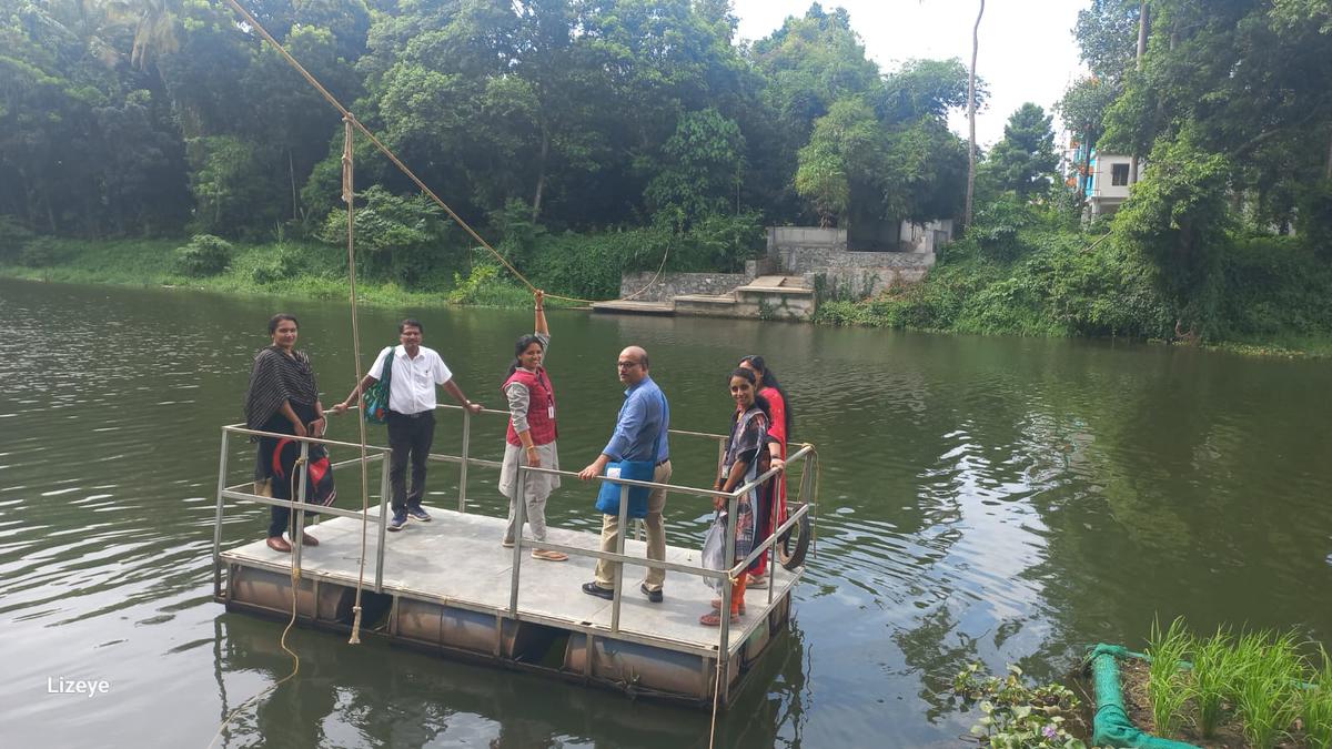 The only way to reach the State Seed Farm in Aluva is by boat