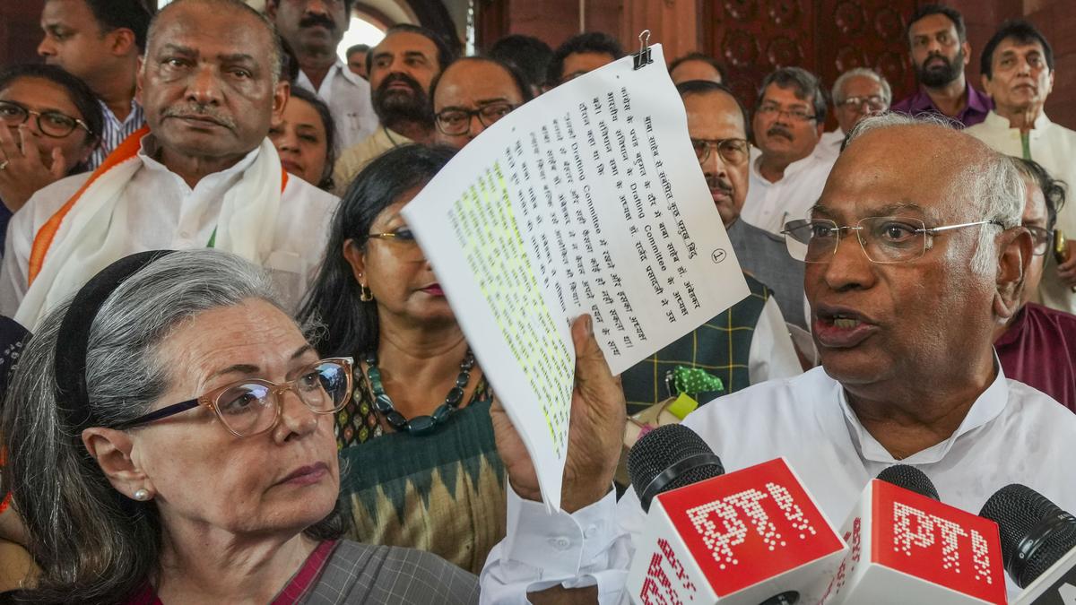 INDIA bloc parties walk out of Rajya Sabha during PM Modi's speech