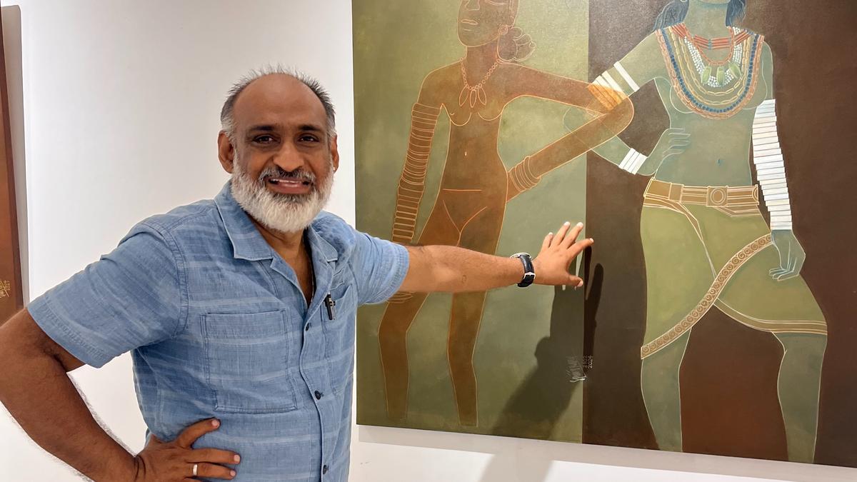 Undeciphered an art show in Hyderabad combines colours, patterns and symbols to tell the story of civilisation