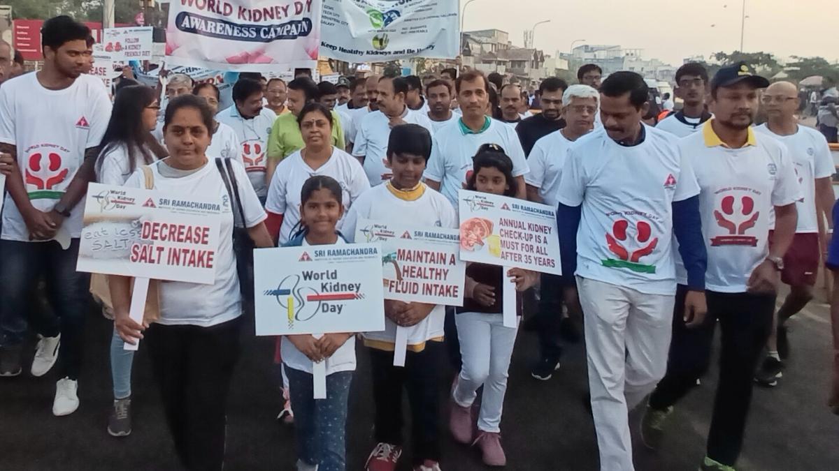Walk, run and free consultation mark World Kidney Day celebration in Chennai