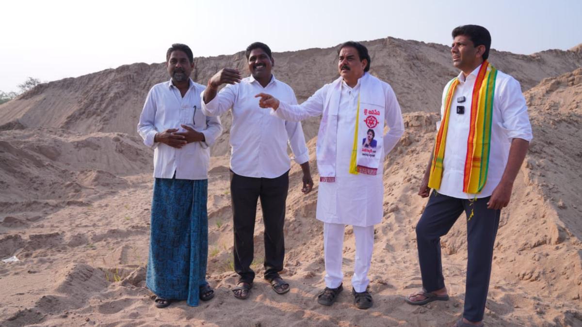 TDP and JSP leaders allege YSRCP’s involvement in illegal sand mining and transportation
