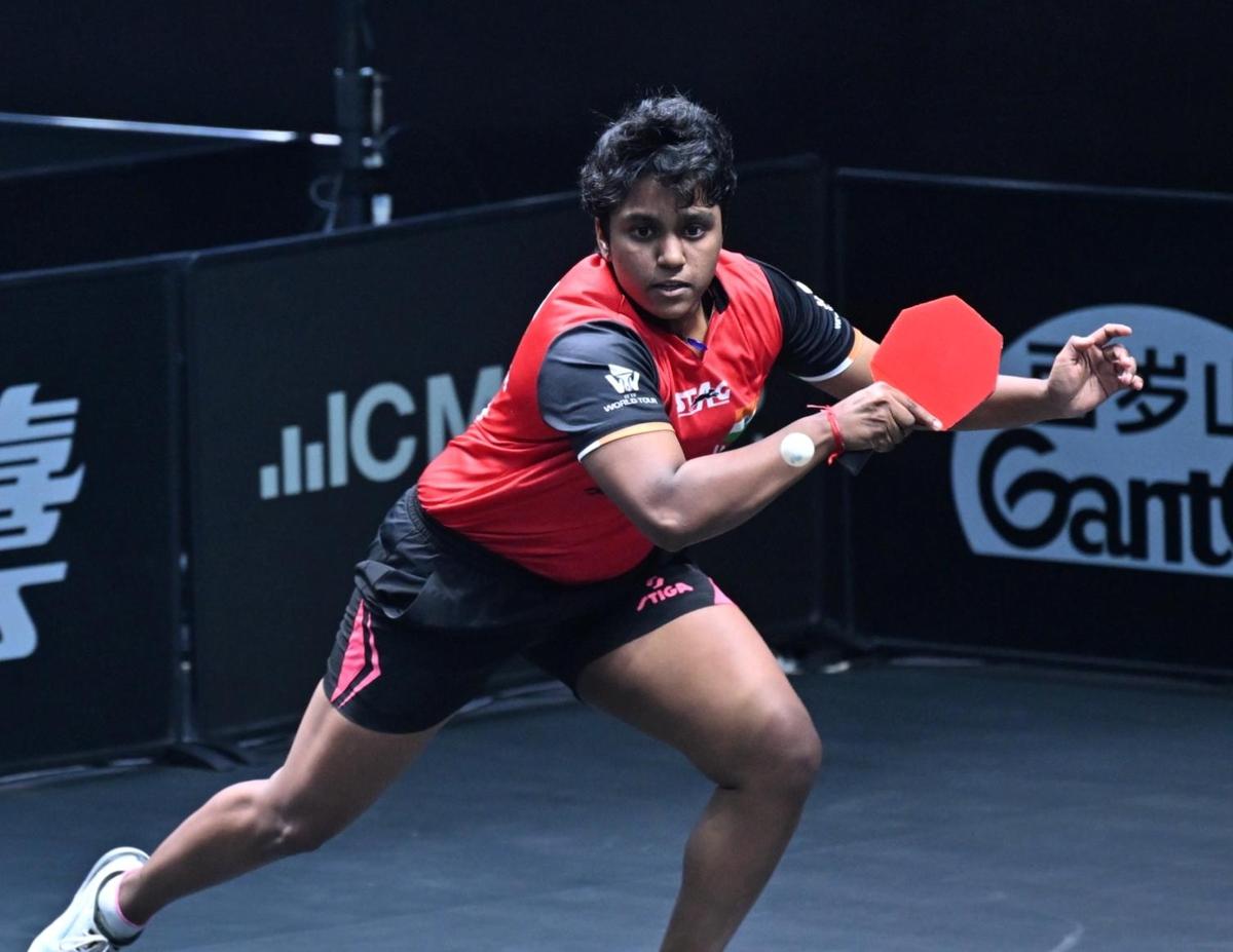 Nithya Mani got the better of compatriot Pritha Vartikar 11-9, 9-11, 9-11, 11-5, 11-8 during second round of qualifying at the WTT Star Contender Chennai 2026 on Tuesday.  