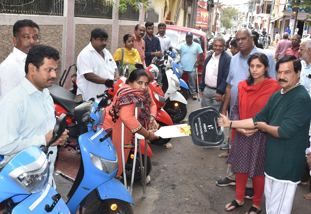Tricycles distributed