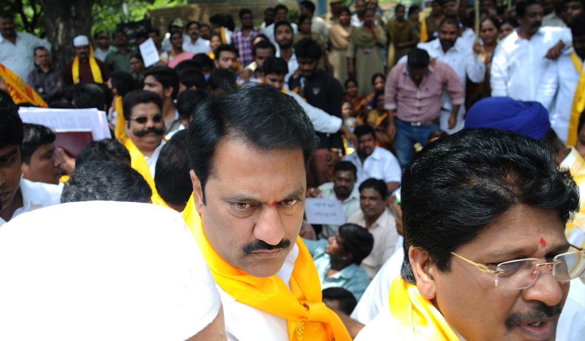 Maganti Gopinath began his political journey in 1983 with the Telugu Desam Party (TDP). File Maganti Gopinath began his political journey in 1983 with the Telugu Desam Party (TDP). File