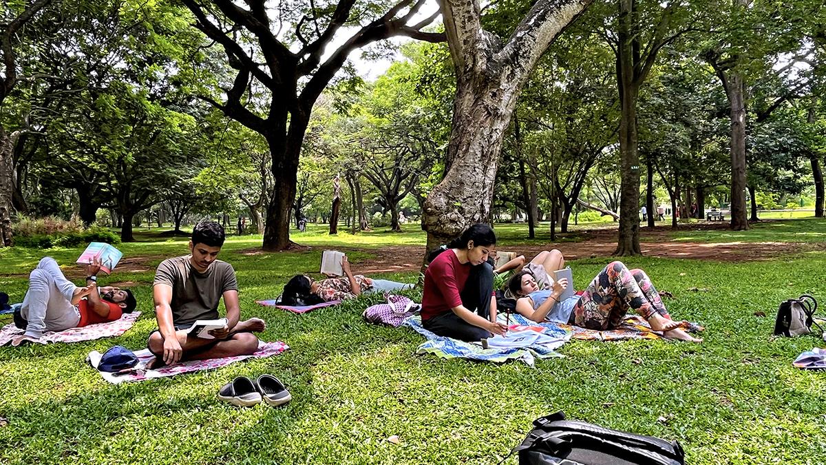 Cubbon Reads curators detained as a large crowd turns up for Secret Santa event