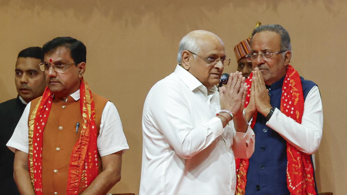 New Gujarat Cabinet sworn in: Harsh Sanghvi named Deputy CM, Rivaba Jadeja among new faces