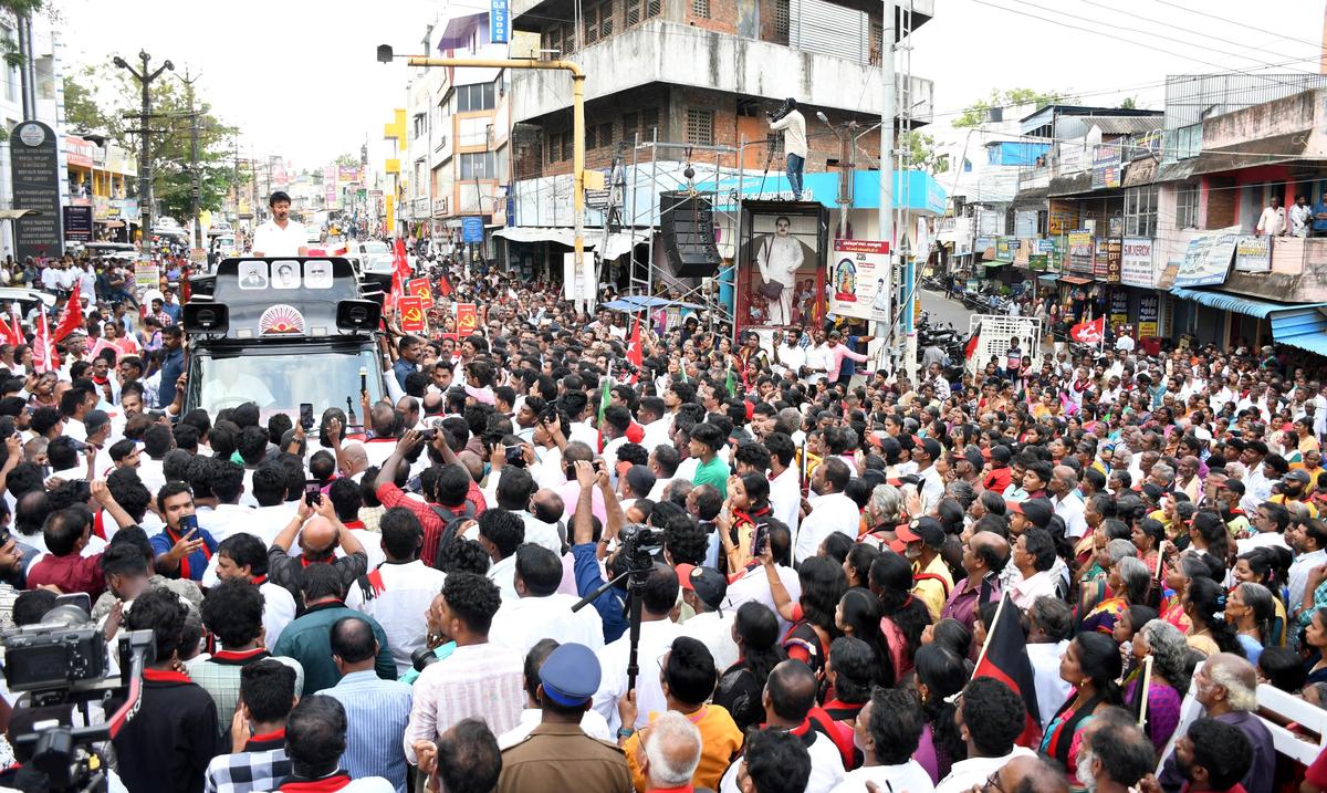 Tamil Nadu will never be subservient, says Udhayanidhi on campaign trail in Kanniyakumari district