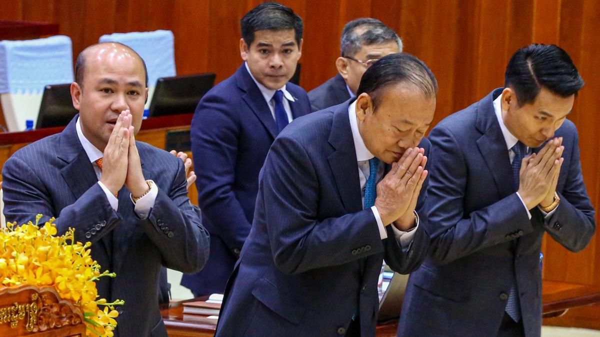 Cambodia's new prime minister wins lawmakers' approval for his youngest brother to become his deputy