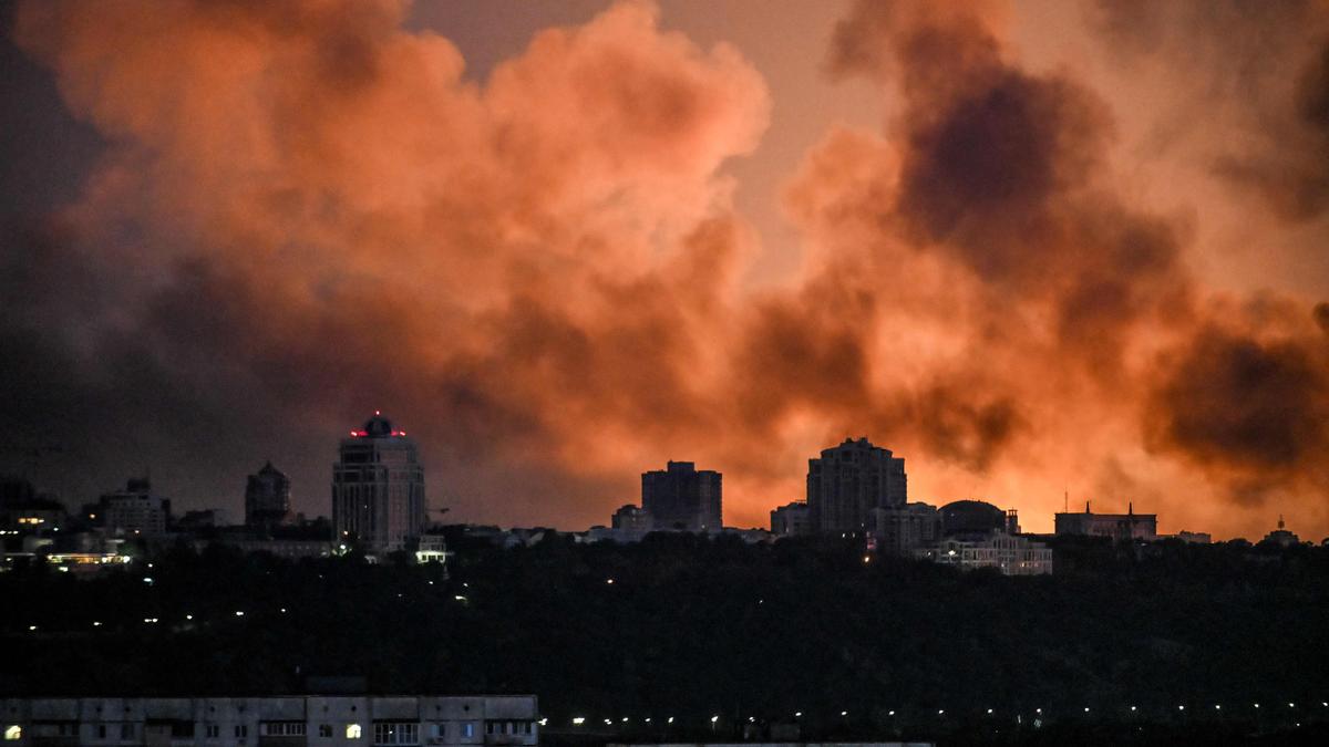 Missile strikes pound Kyiv after Russia vows retaliation