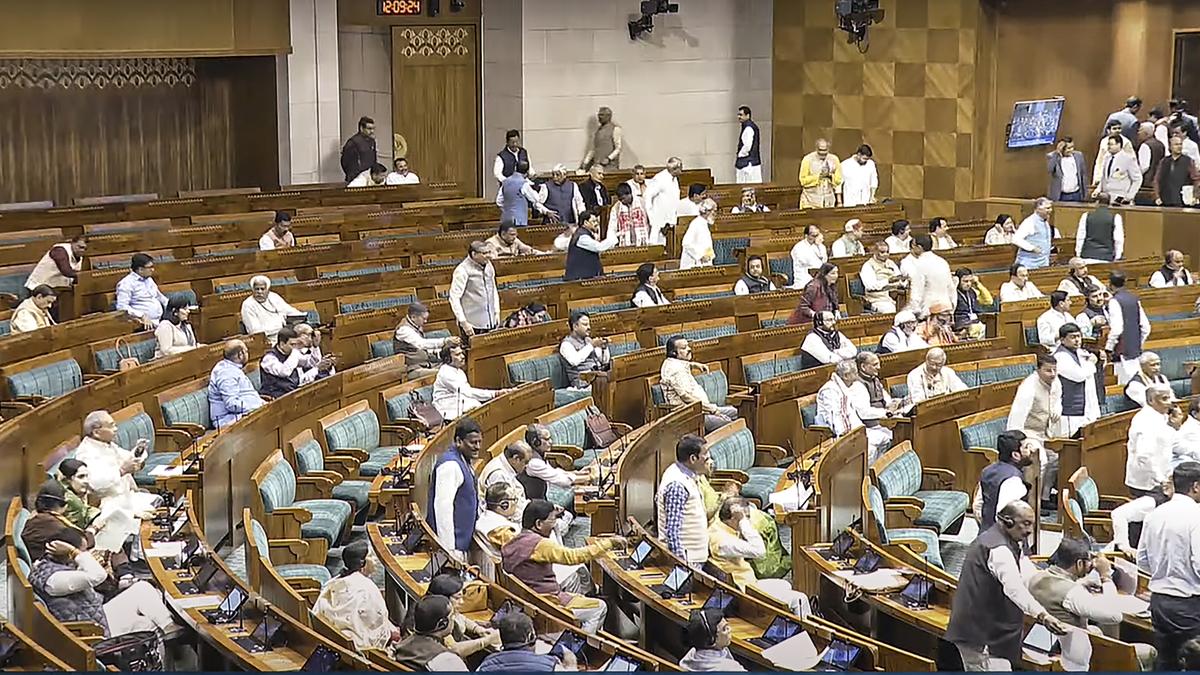 Parliamentary proceedings | Both houses adjourn proceedings for the day amid opposition protest