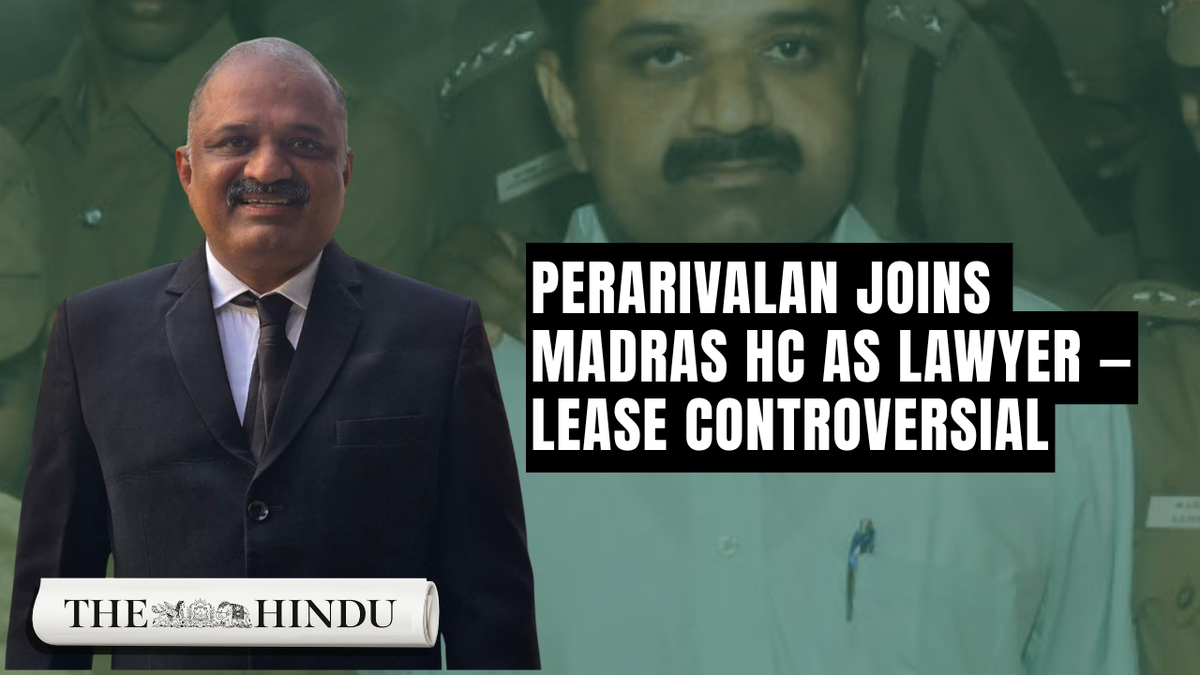 Watch: Perarivalan joins Madras High Court as lawyer