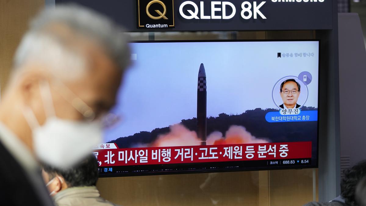 North Korea keeps up missile barrage with suspected ICBM