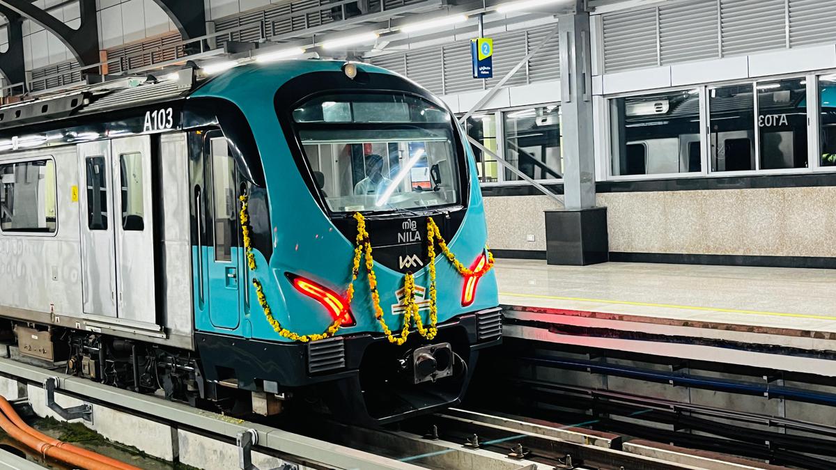 Kochi metro conducts trial run on S.N. Junction-Thripunithura stretch