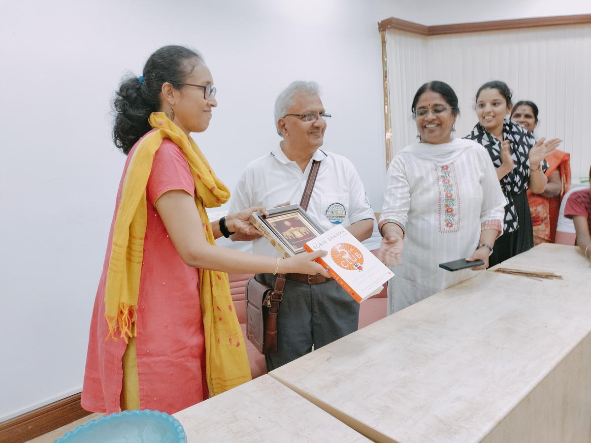 Neeraja Arjun at the inauguration of IIT's Sustainability Department. Photo: Special arrangement