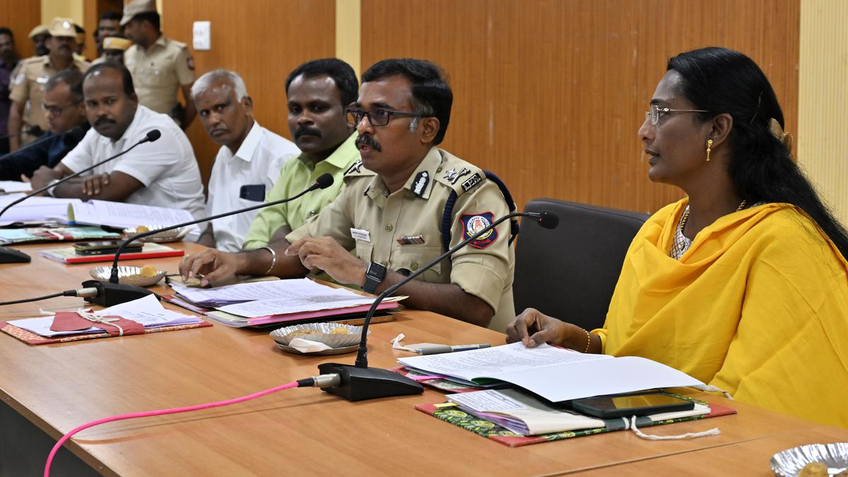 Officials discuss preparatory works for Chithirai festival