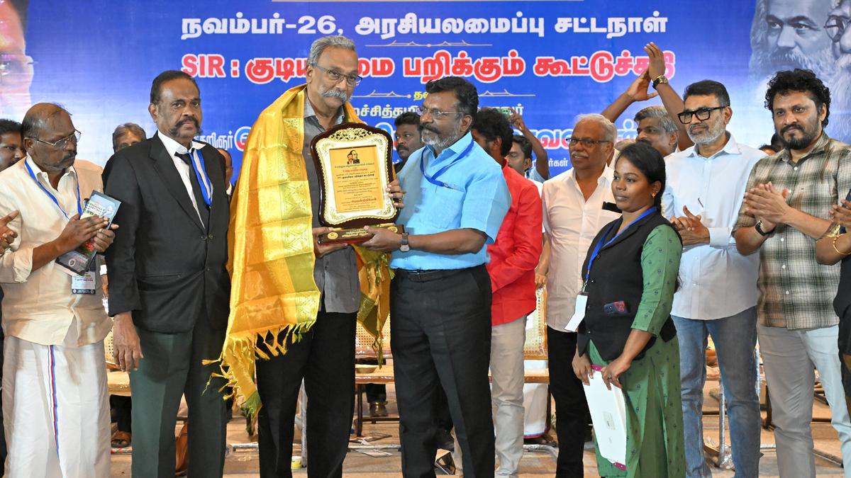 SIR not to verify voters, but to achieve Hindu Rashtra: VCK leader Thol. Thirumavalavan