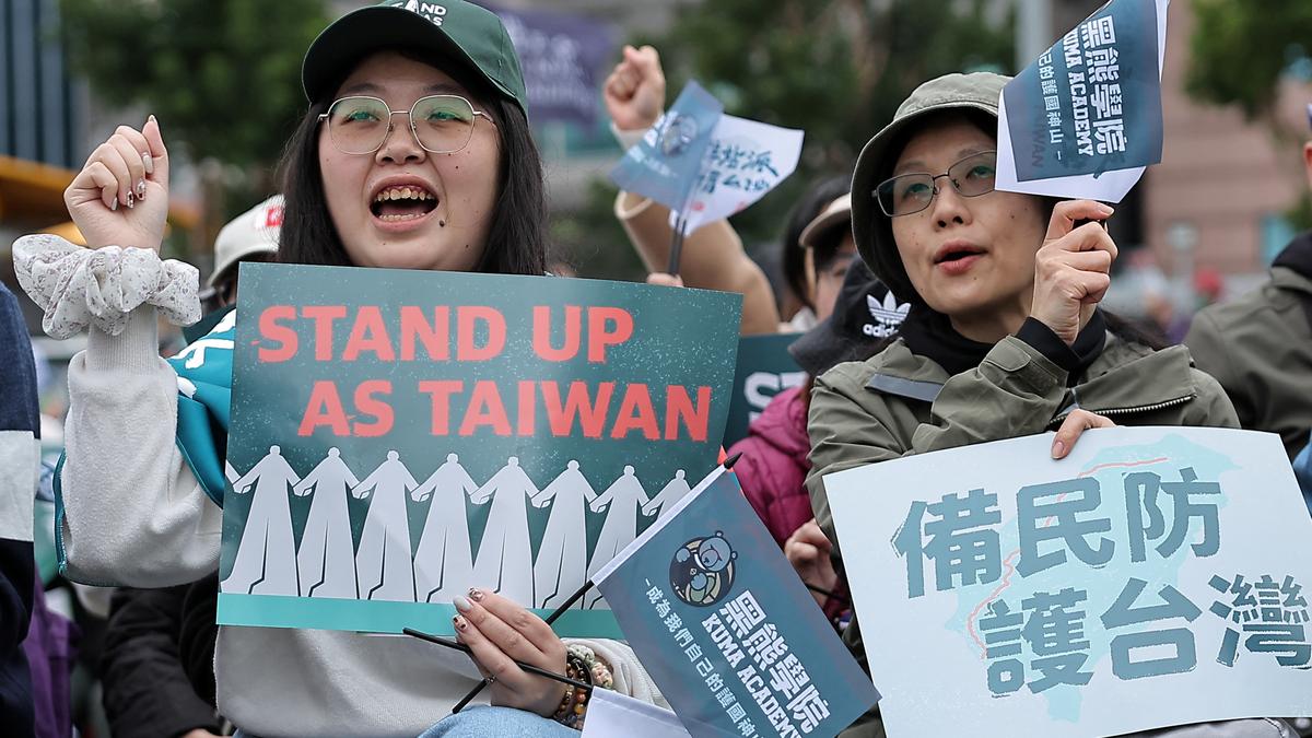 Taiwan military on high alert as China warships sail near island