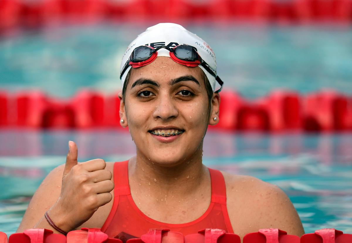 Bhavya Sachdeva of Delhi won gold in the 800m freestyle at the 36th National Games in Rajkot on Monday, 03 October 2022. 