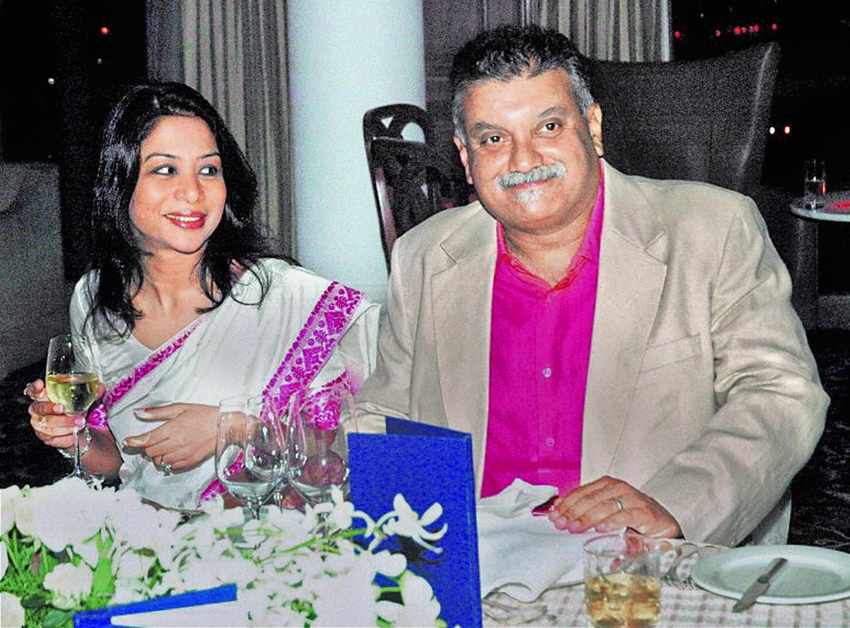 File photo of Indrani with her then husband Peter Mukerjea.