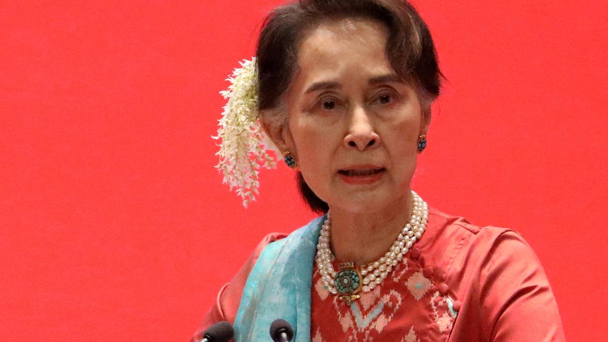 Myanmar’s Aung San Suu Kyi moved from secret location to prison