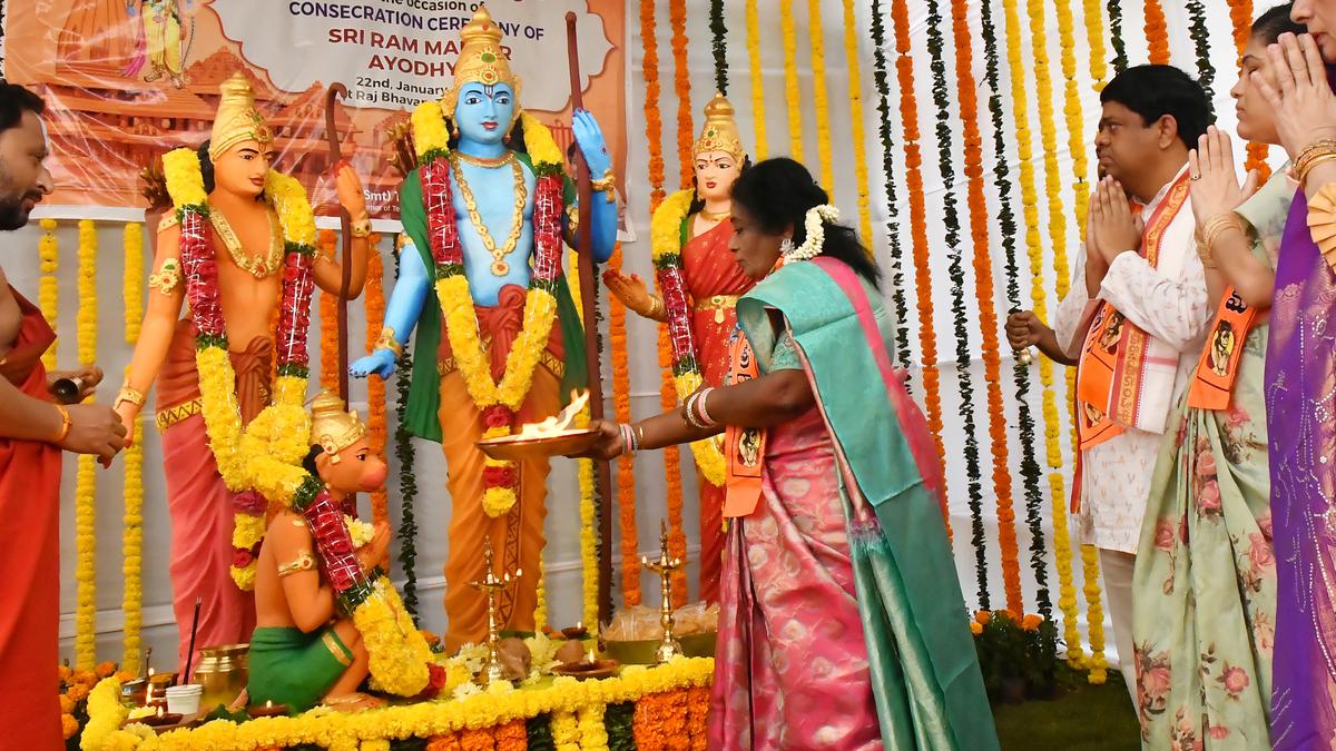 Hyderabad suffused in saffron as city celebrates Ram temple consecration