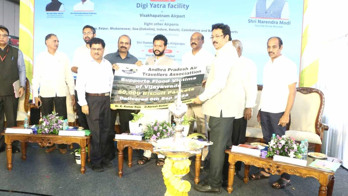 Rammohan Naidu launches ‘Digi Yatra’ facility at 9 airports across India from Vizag Airport