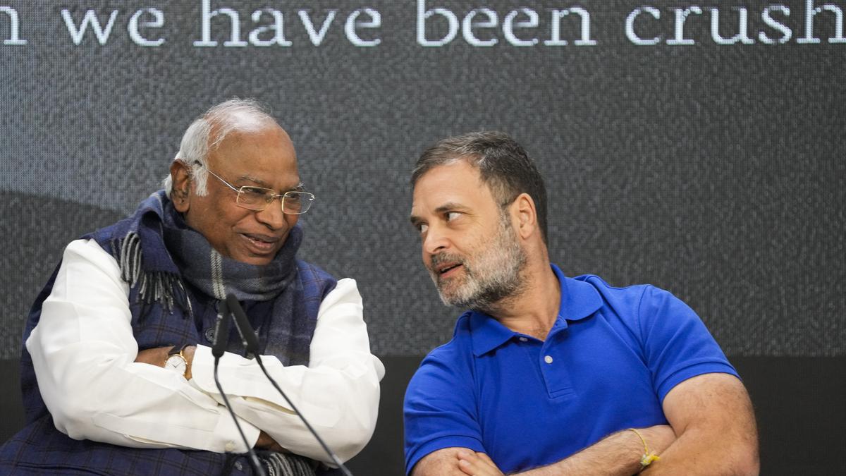 'Pre-determined exercise': Kharge, Rahul's dissent at NHRC selection panel meet