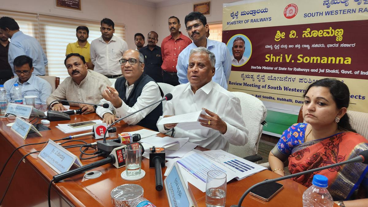 Decision to merge KRCL with Indian Railways only after Maharashtra polls, says Somanna