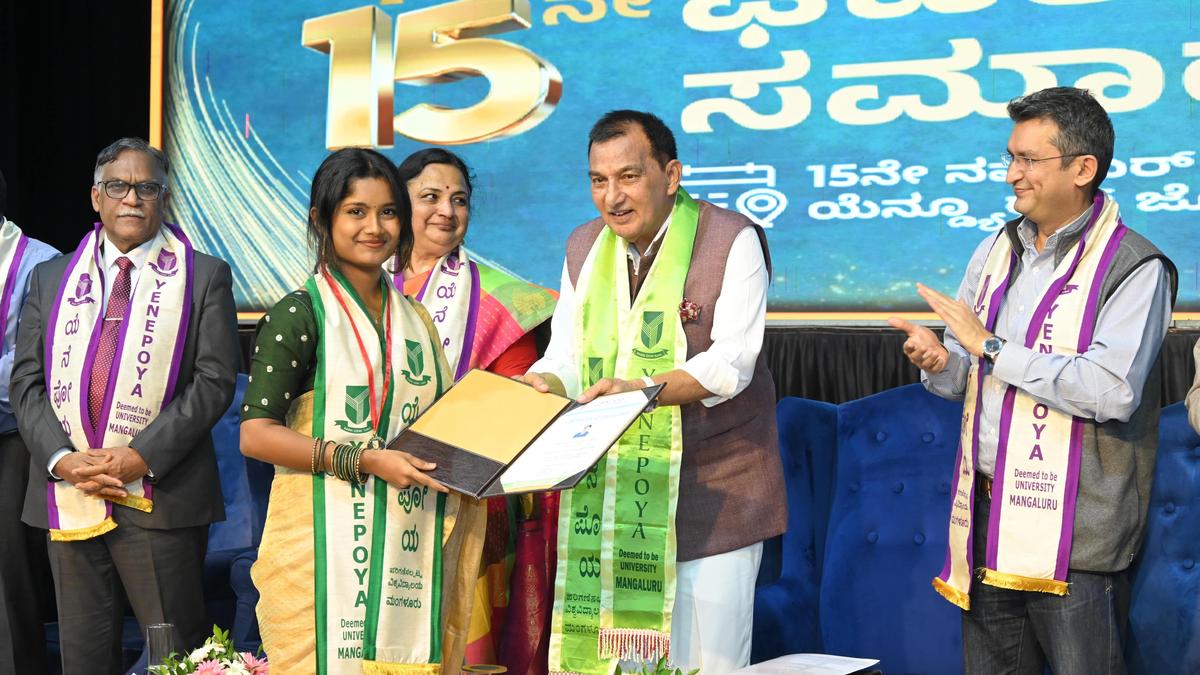 3,733 students receive degrees at 15th convocation of Yenepoya (Deemed-to-be-University)