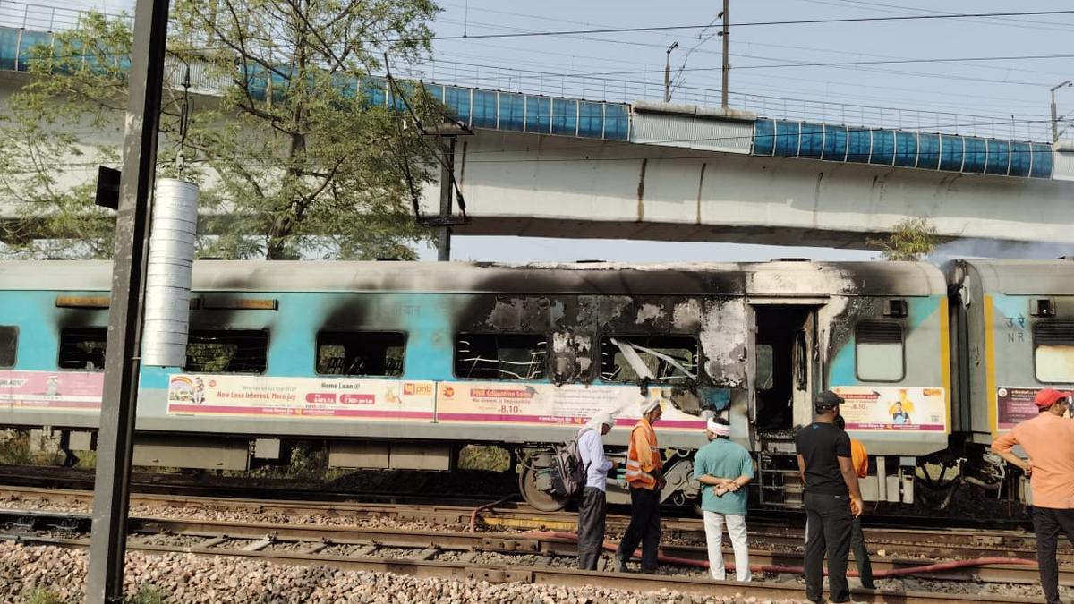 Taj Express Fire: Fire in two coaches of Taj Express train in Delhi’s Sarita Vihar