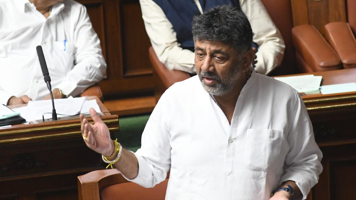 Karnataka winter session: When are you going to ‘kick the door’ to get CM’s post, Opposition asks D.K. Shivakumar