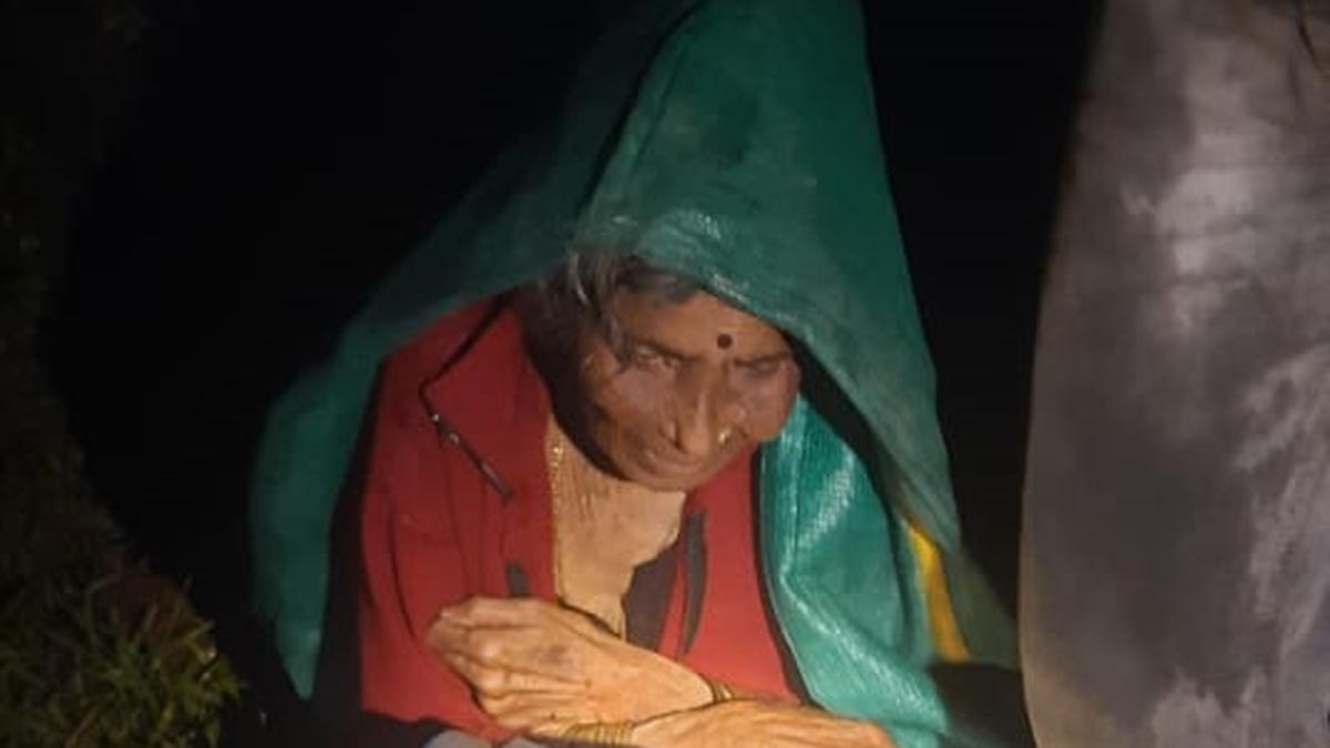 85-year-old woman reported missing spends two nights in forest with no shelter or food in Hosanagar taluk of Shivamogga Karnataka