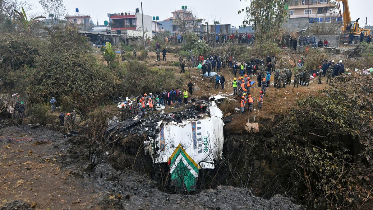 Nepal plane crash Eyewitnesses say settlements near Pokhara crash