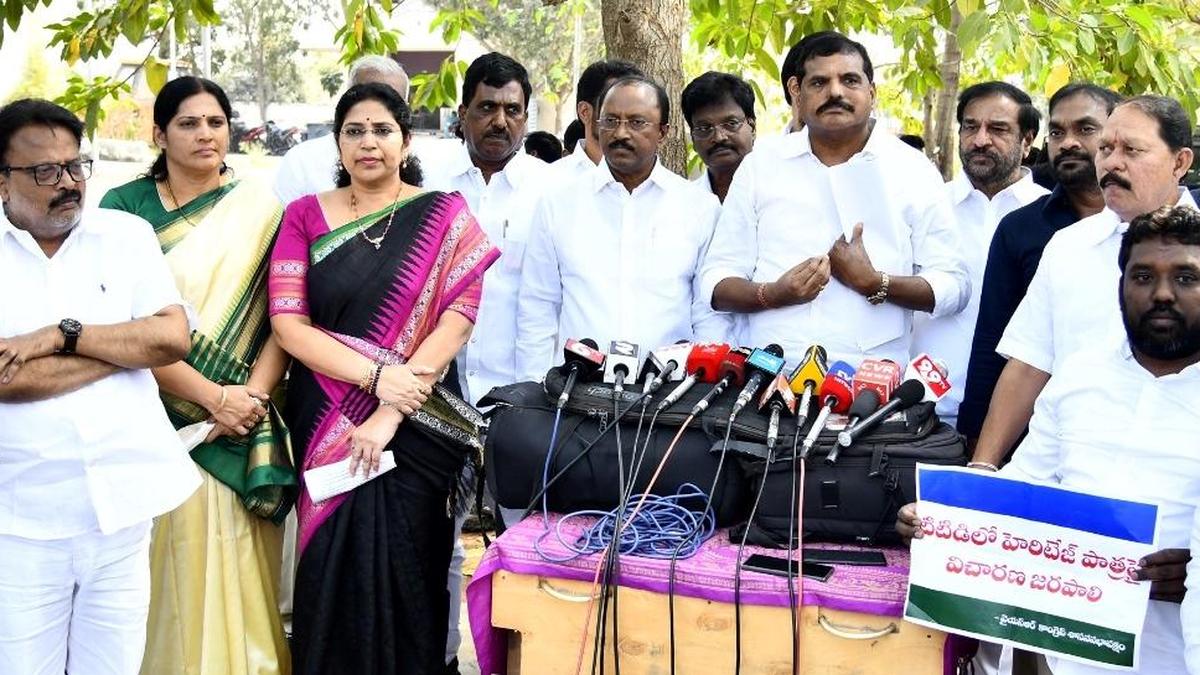 YSRCP stages protest in Legislative Council as Chairman rejects its adjournment motion on TTD ghee row