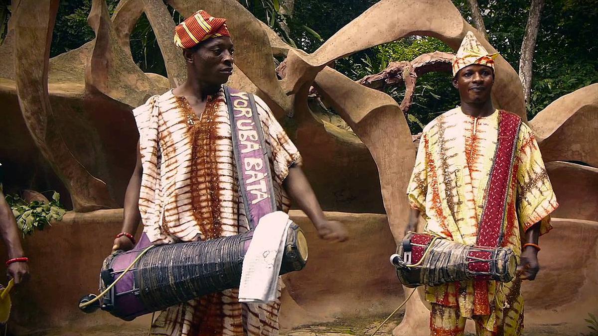 When West African tribes were forced to live in captivity, the bata drums of the Yoruba were used to convey messages to one another.