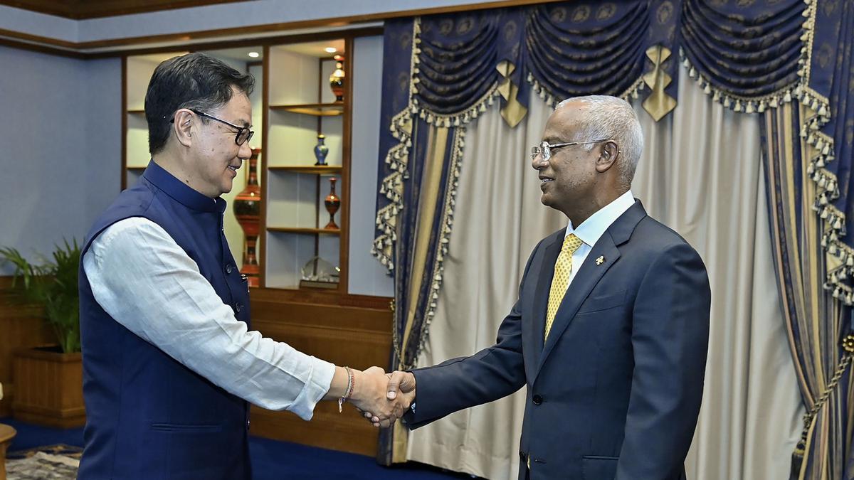Rijiju meets Maldives' new President Muizzu; reiterates India’s commitment to further bolster bilateral ties
